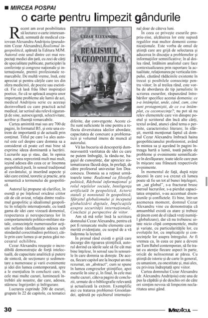 Realismul în geopolitică